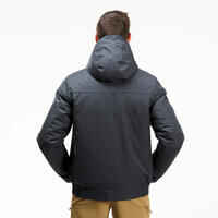 Men’s waterproof hiking anorak -10°C NH500 - Grey