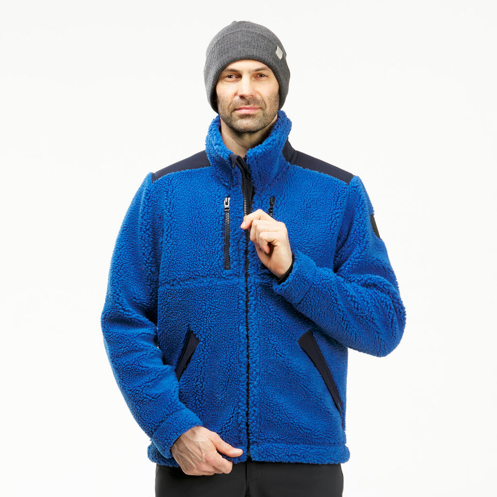 Men's Warm Fleece Hiking Jacket - SH500 Ultra-Warm