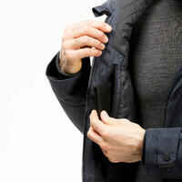 Men’s waterproof hiking anorak -10°C NH500 - Grey