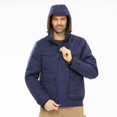 Men’s Waterproof Winter Hiking Jacket SH100 X-Warm -10°C