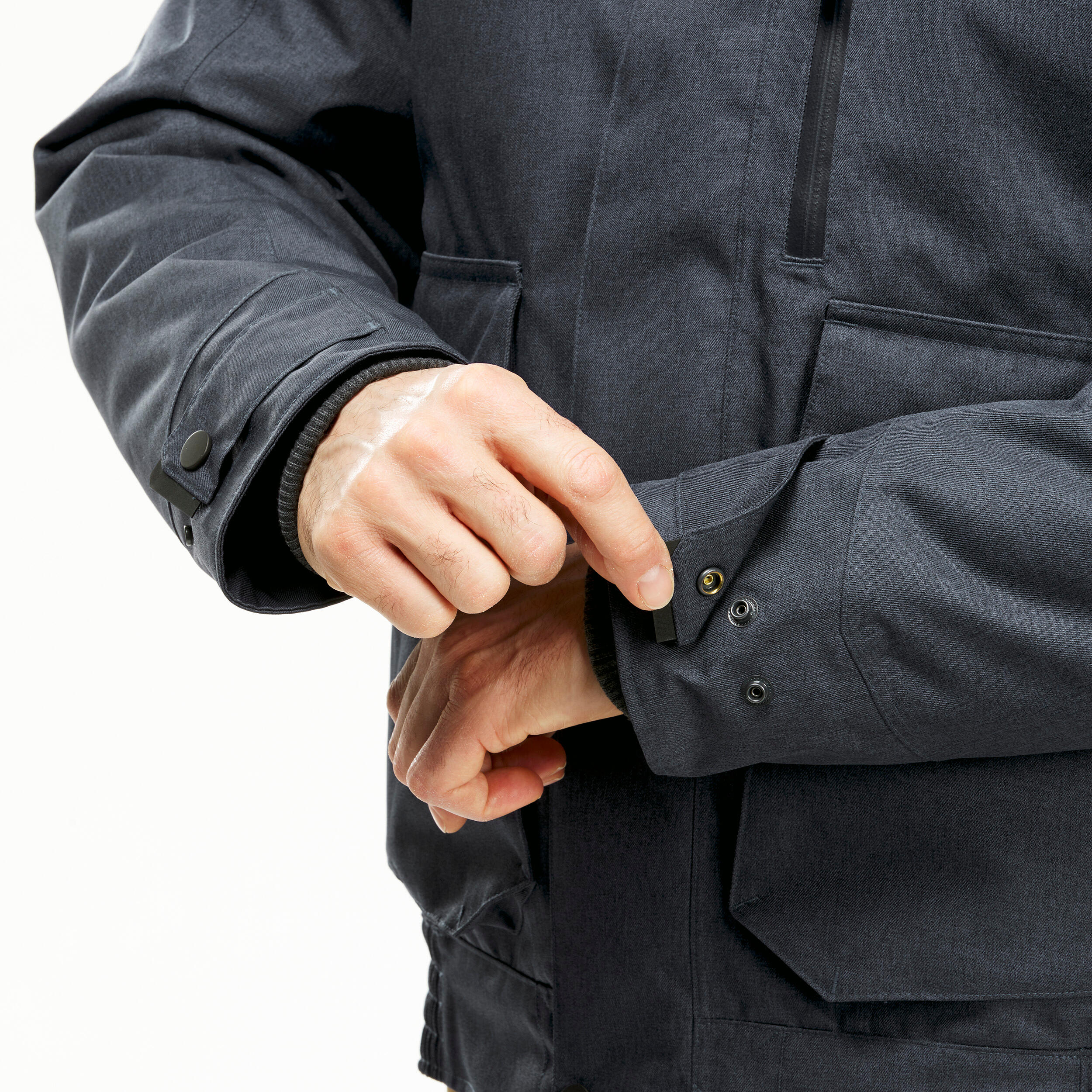 Manteau d'hiver de randonnée imperméable homme – SH 500 - QUECHUA