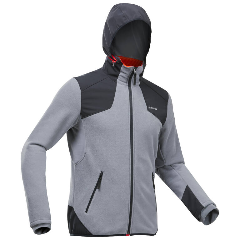 Men's hiking warm fleece jacket - SH500 MOUNTAIN