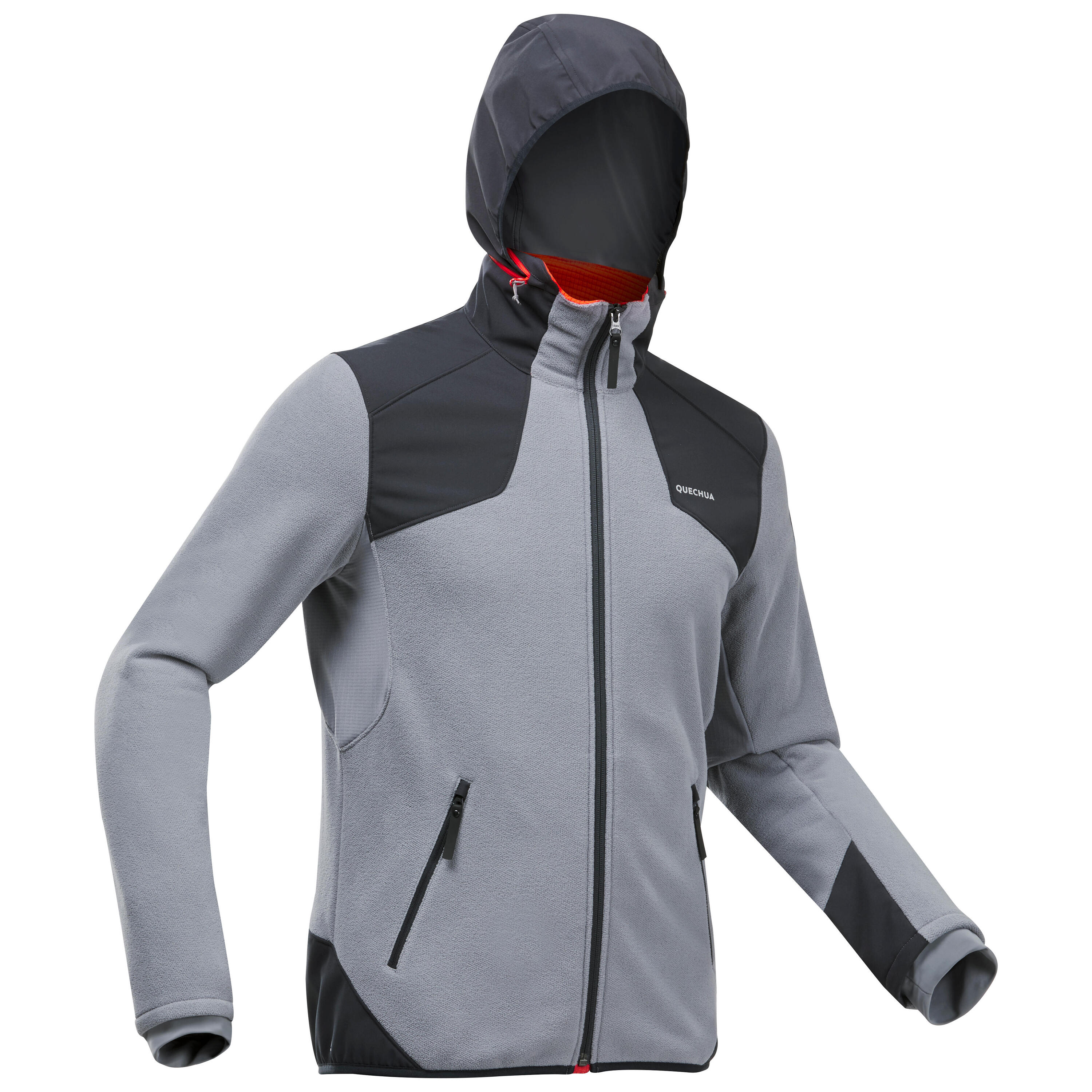 Men's hiking warm fleece jacket - SH500 MOUNTAIN 2/10