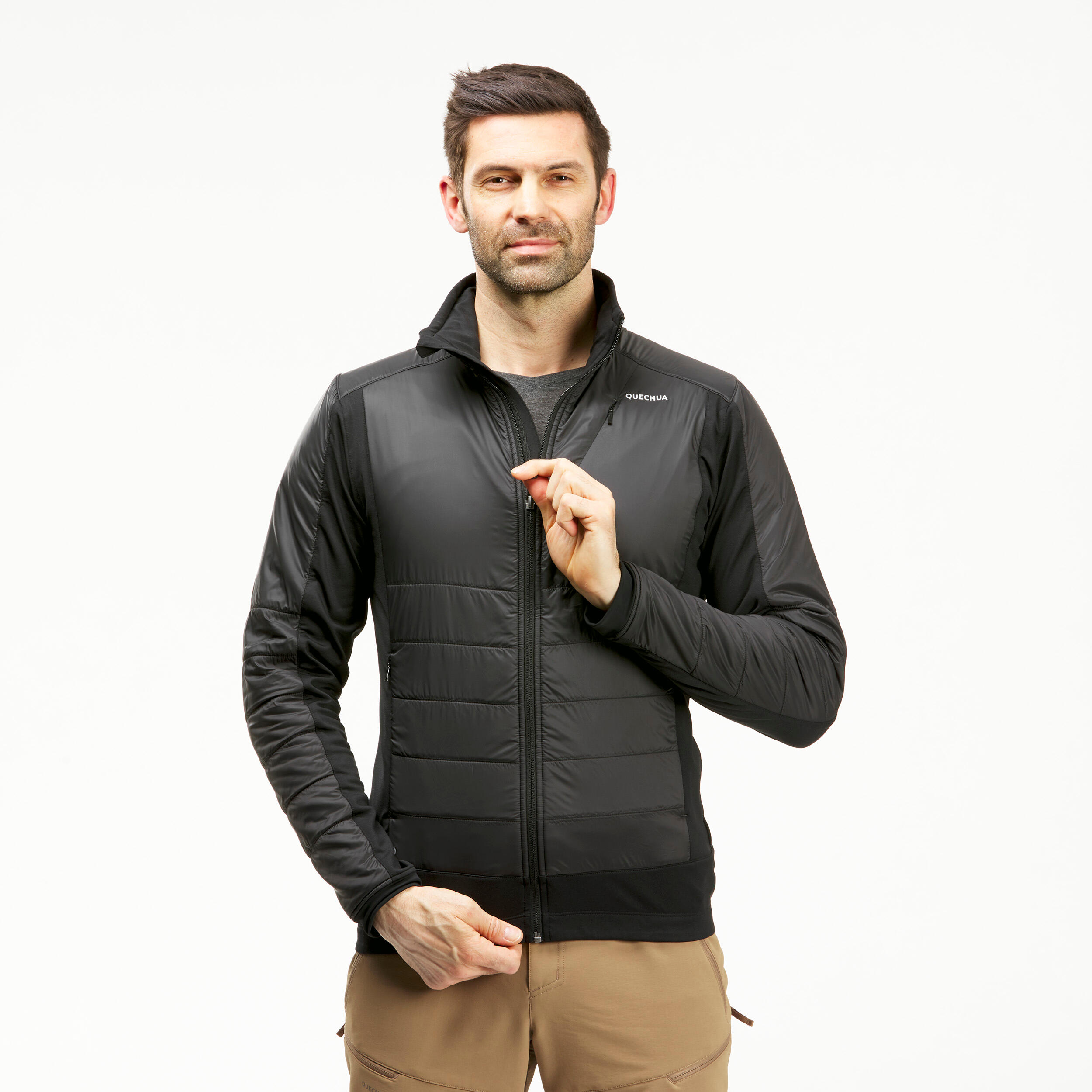 Men’s Fleece Jacket - SH 900 Black - QUECHUA