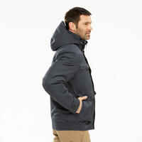 Men’s waterproof hiking anorak -10°C NH500 - Grey