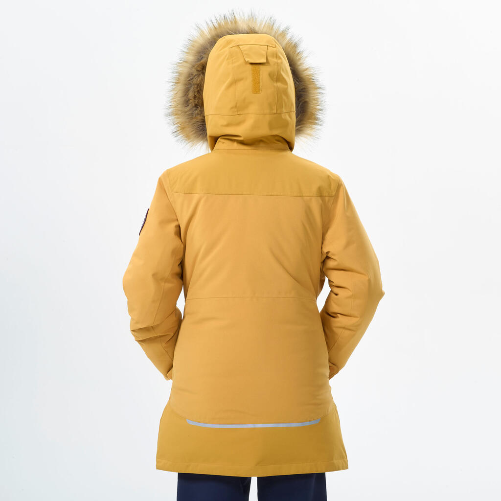 Detská turistická parka - bunda SH900 do -17 °C hrejivá a nepremokavá 7-15 rokov