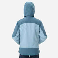 KIDS’ WARM AND WATERPROOF 3-in-1 HIKING JACKET - SH500  MTN -10°C - 7-15 YEARS