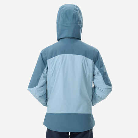 KIDS’ WARM AND WATERPROOF 3-in-1 HIKING JACKET - SH500  MTN -10°C - 7-15 YEARS