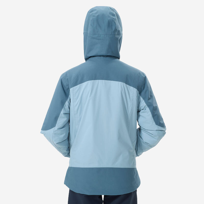 VESTE 3en1 CHAUDE ET IMPERMÉABLE RANDONNÉE -SH500 MTN -10°C - ENFANT 7-15 ANS