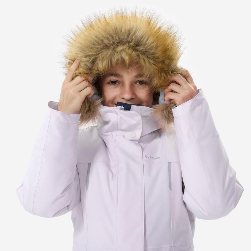 7 至 15 歲兒童 -20°C 防水冬季登山健行外套 SH100 X-Warm