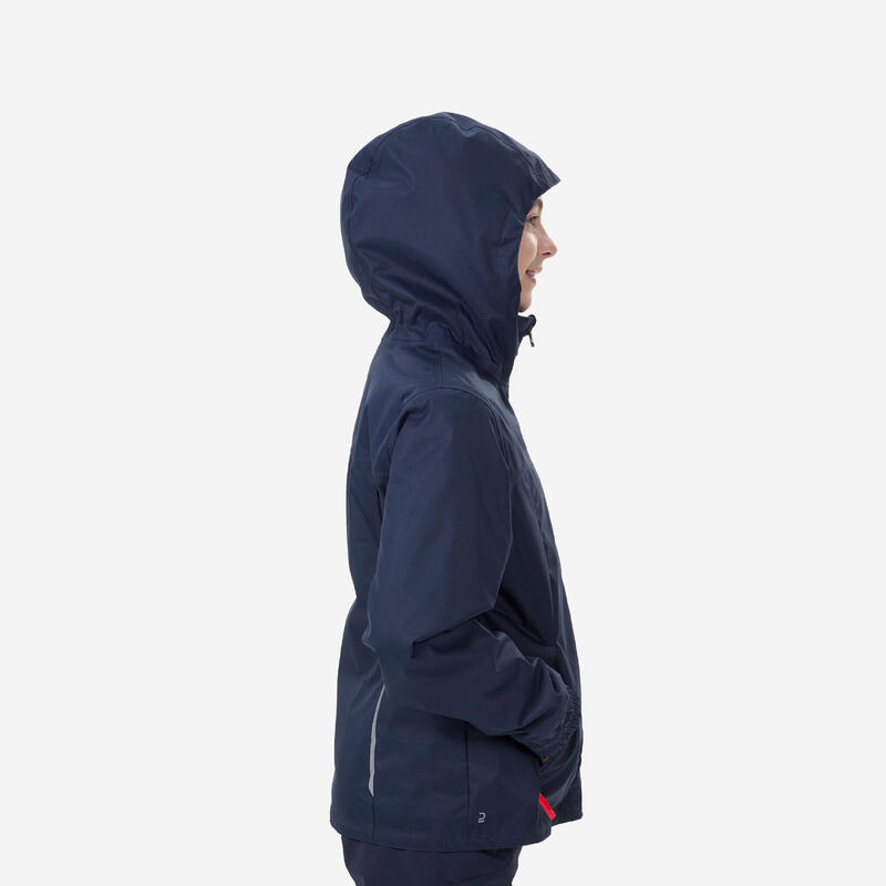 Dívčí turistická nepromokavá zimní bunda 3v1 SH 100 Warm