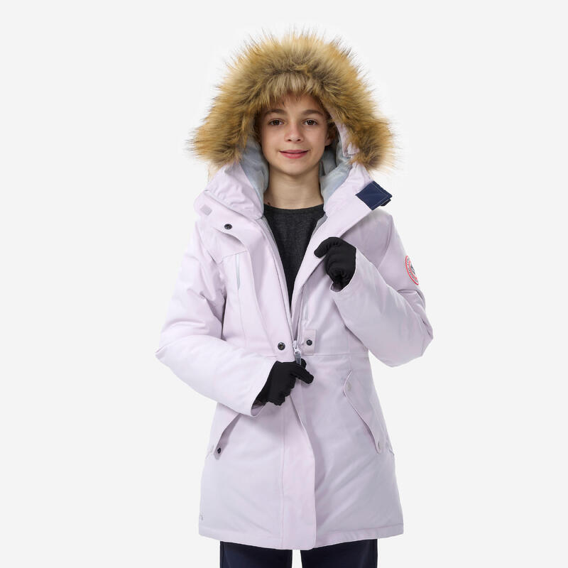 7 至 15 歲兒童 -20°C 防水冬季登山健行外套 SH100 X-Warm