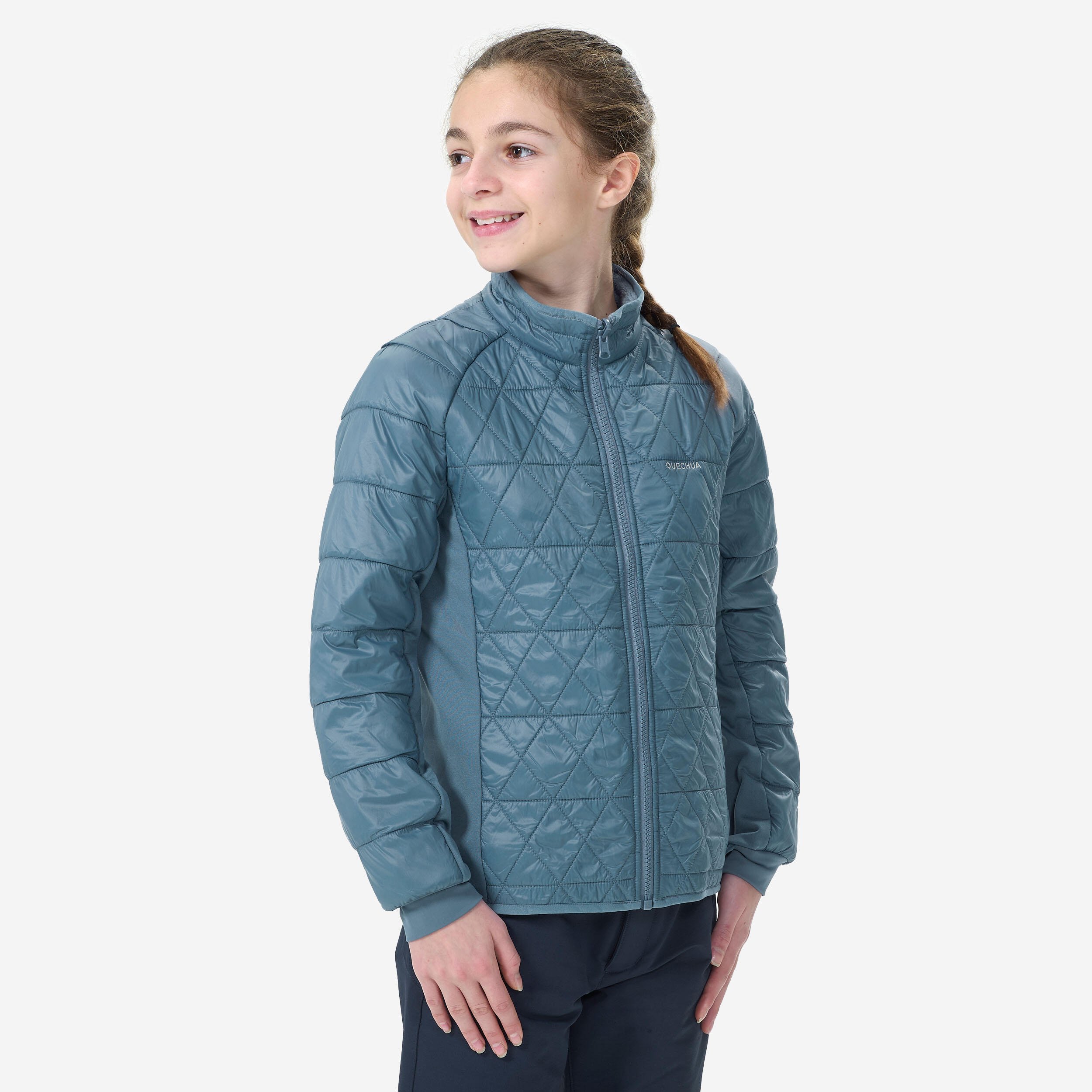KIDS’ WARM AND WATERPROOF 3-in-1 HIKING JACKET - SH500  MTN -10°C - 7-15 YEARS 5/7