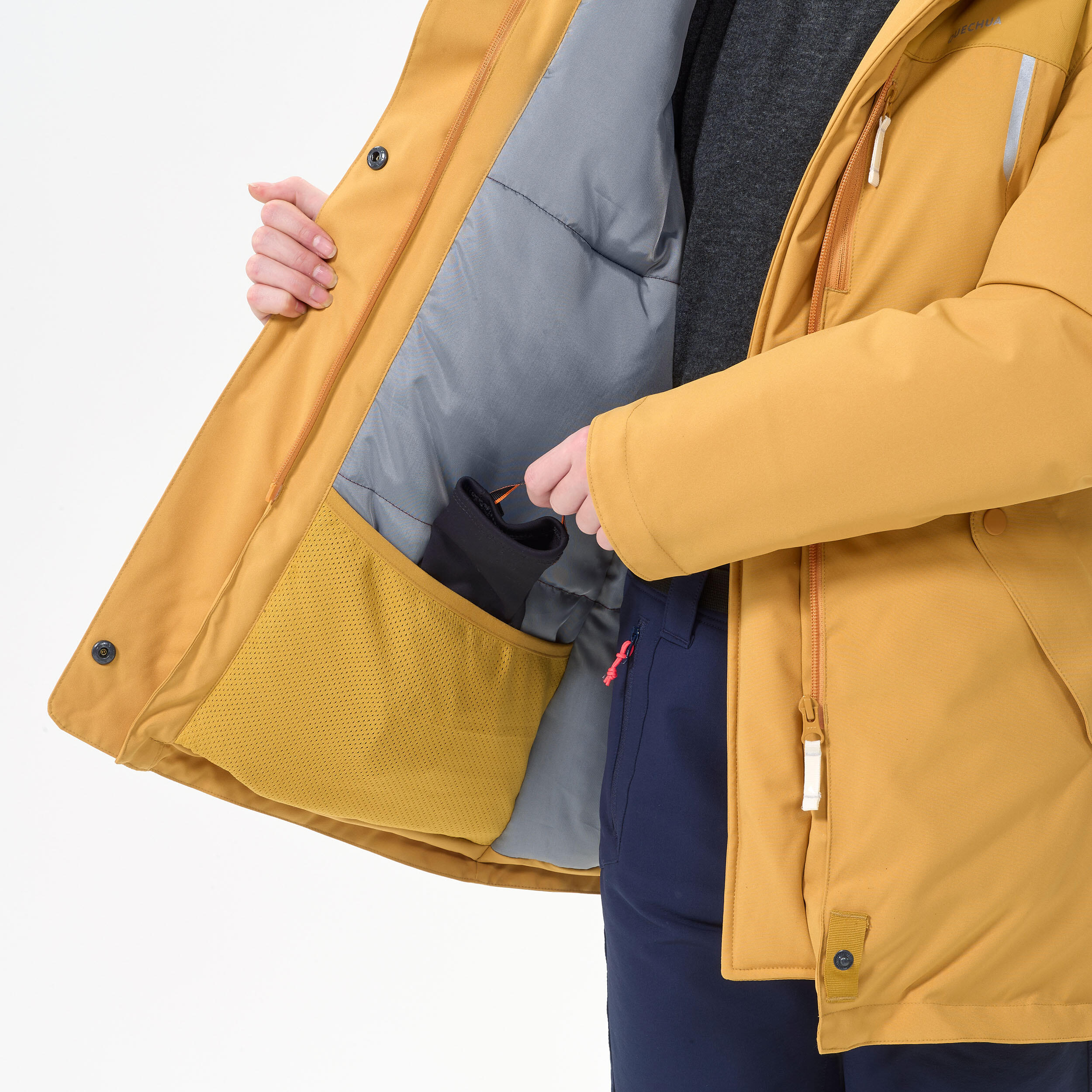 CHILDREN'S HIKING WARM AND WATERPROOF JACKET SH900 -17°C - AGE 7-15  7/8