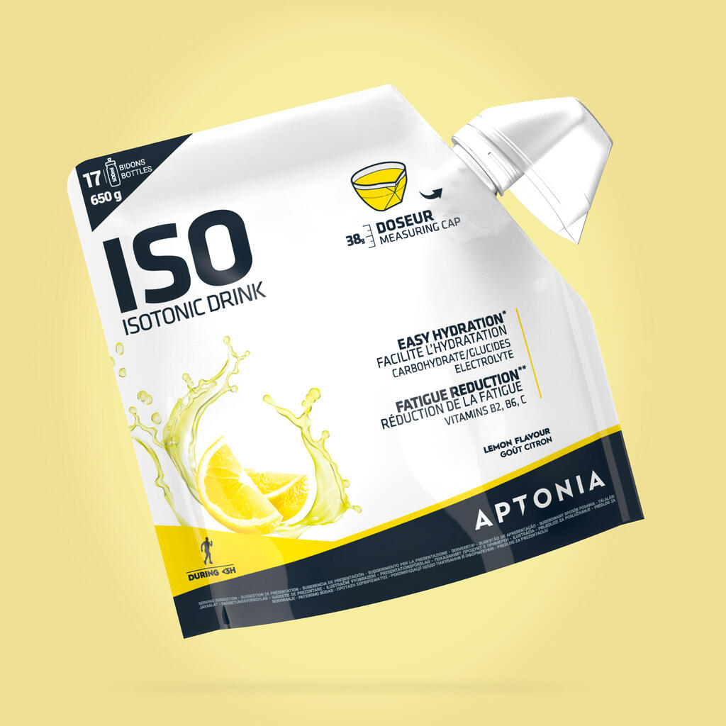 Izotoniska dzēriena pulveris “iso”, 650 g, ar citronu garšu