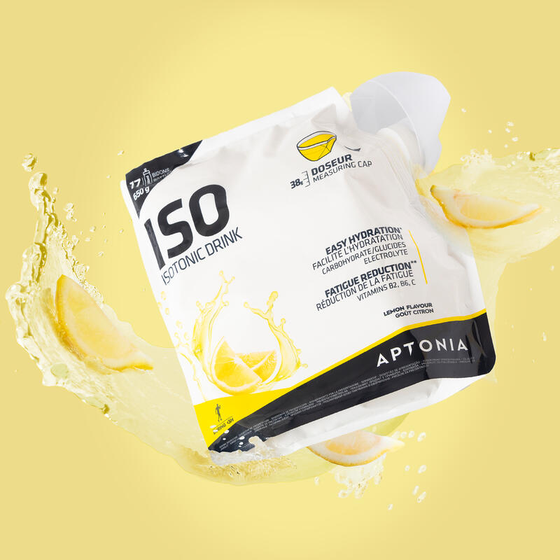 ISO Isotonic Drink Powder 650g Lemon Decathlon