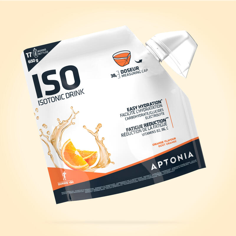 Boisson isotonique poudre ISO orange 650g