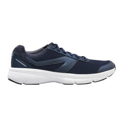 MEN'S RUNNING SHOE - KALENJI RUN CUSHION - BLUE/BLACK