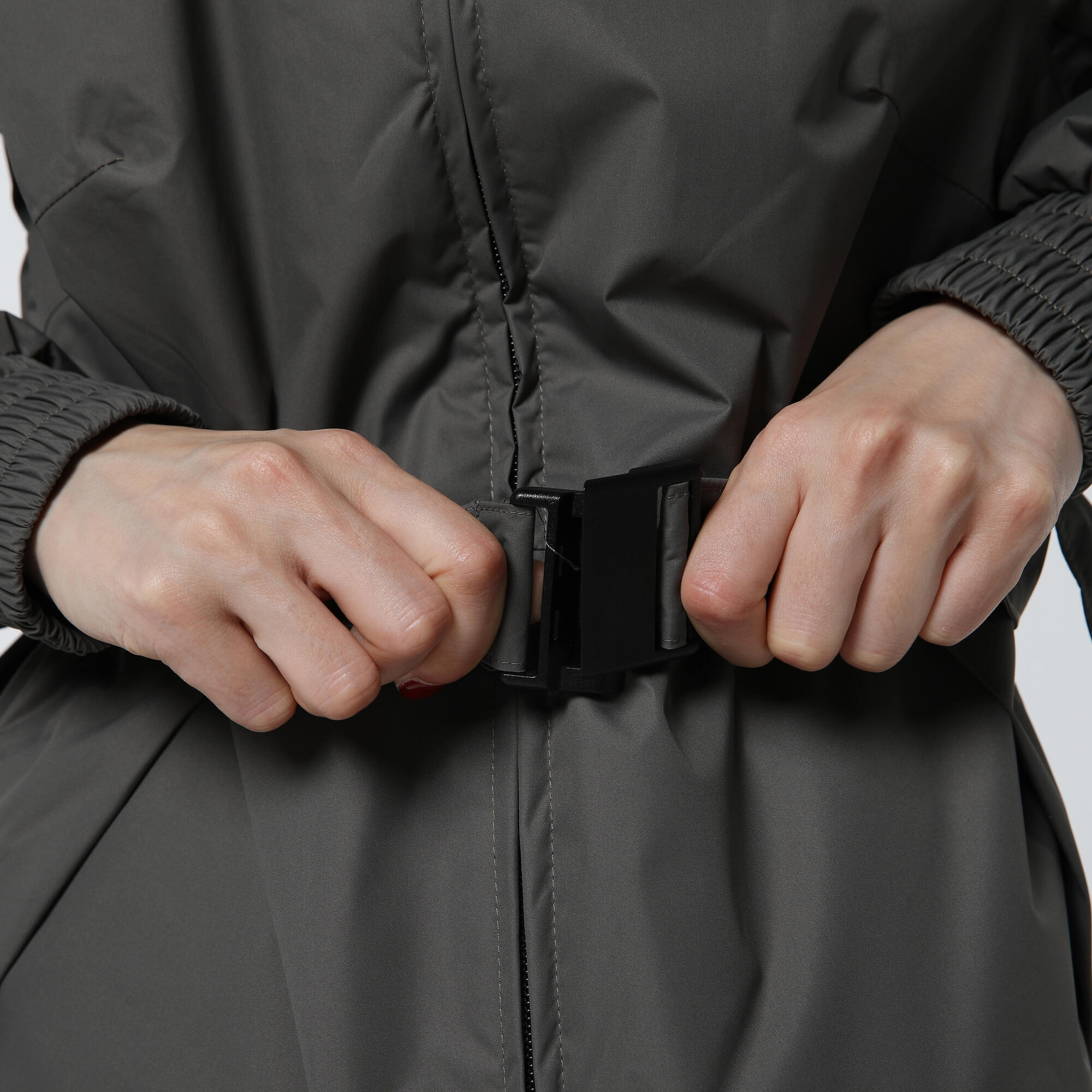 Women’s Waterproof Hiking Jacket, Raincut Long - QUECHUA