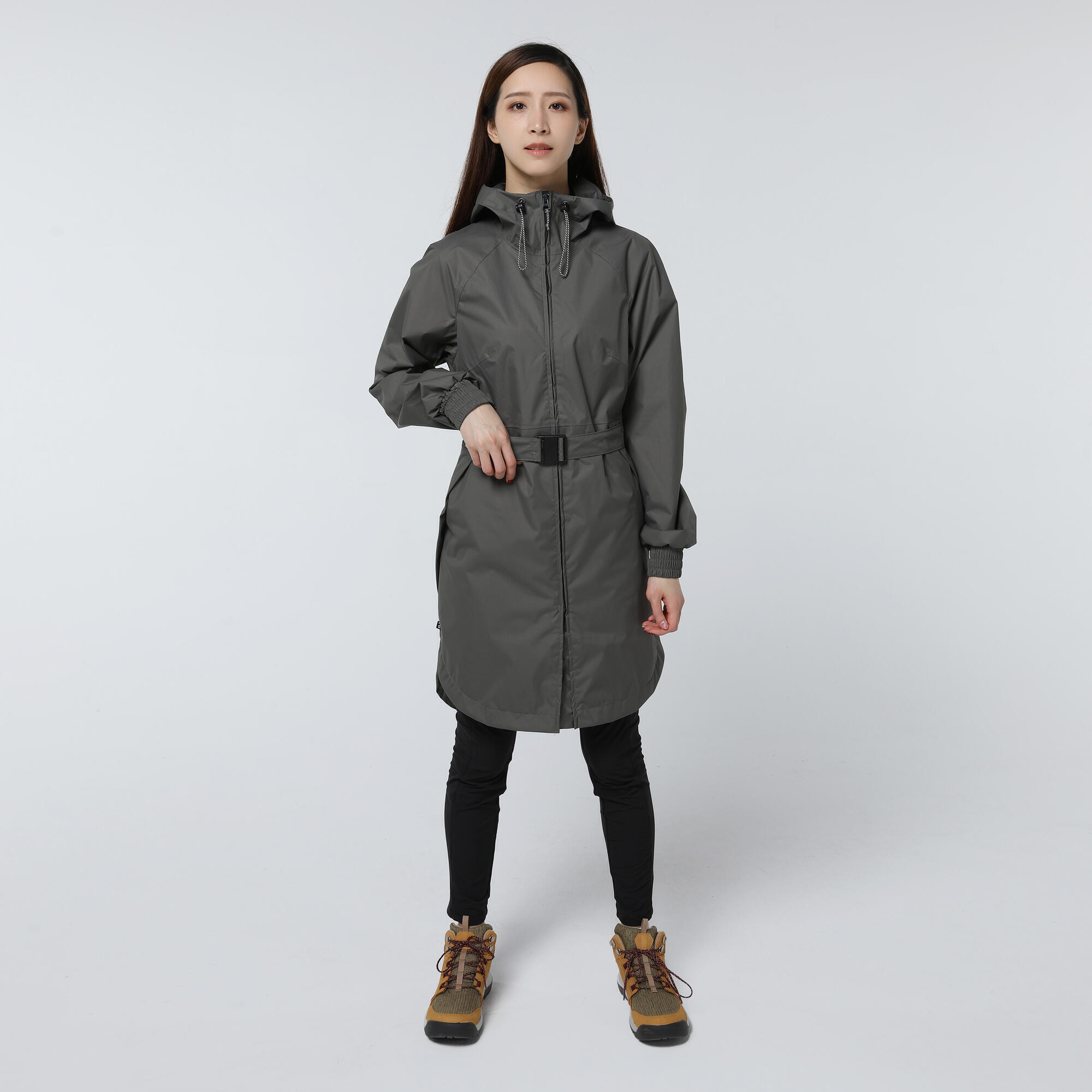 Women’s Waterproof Hiking Jacket, Raincut Long - QUECHUA