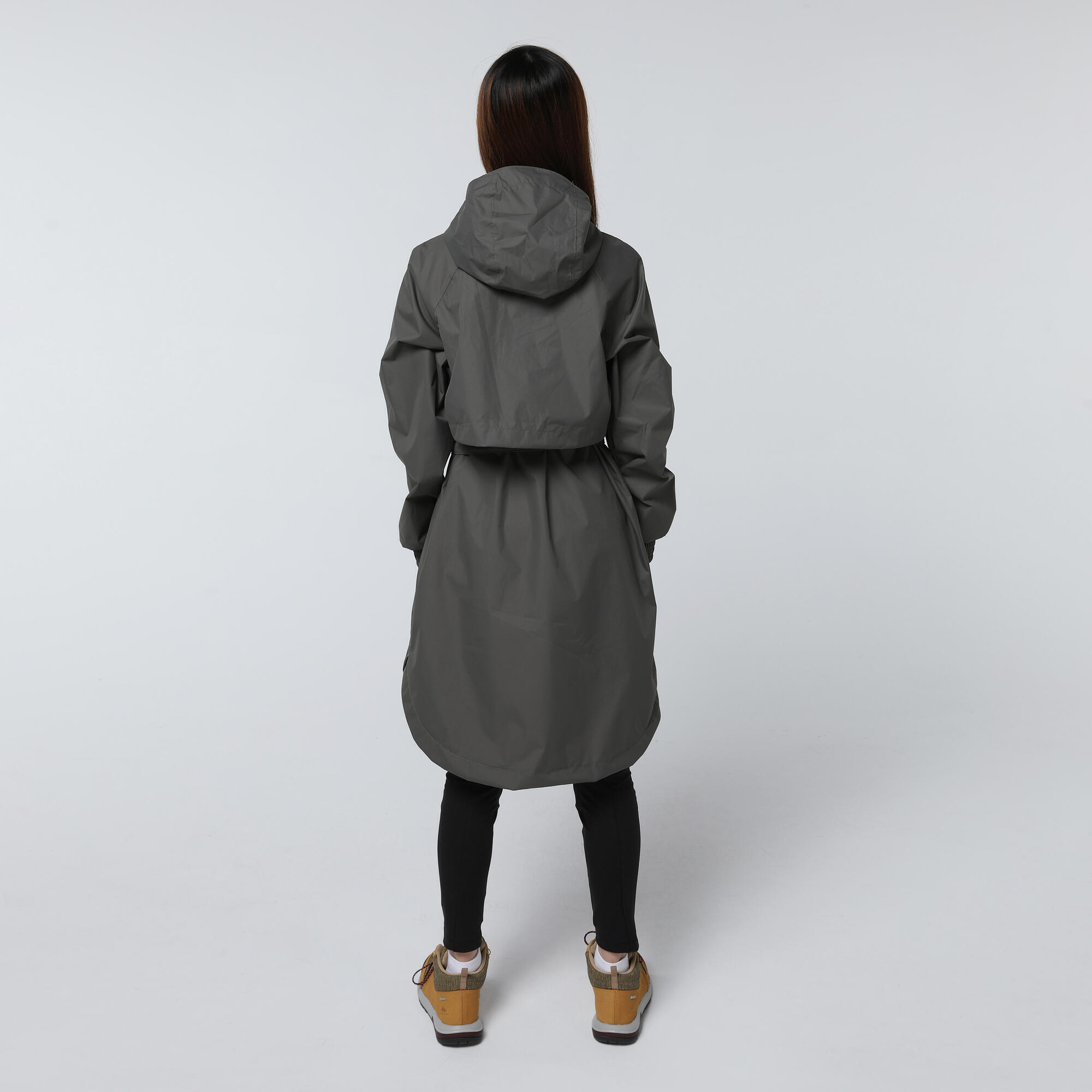 Women’s Waterproof Hiking Jacket, Raincut Long - QUECHUA
