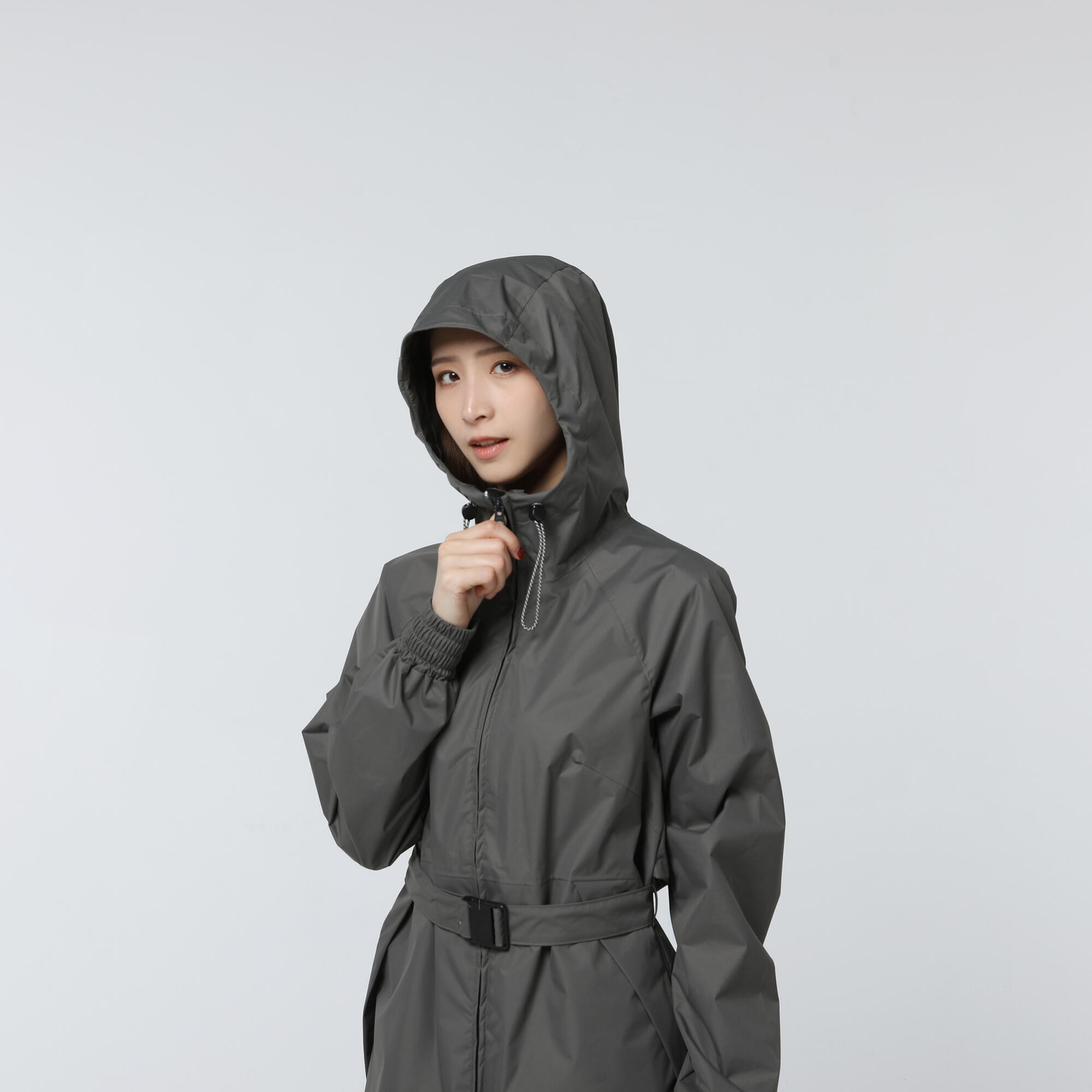 Women’s Waterproof Hiking Jacket, Raincut Long - QUECHUA