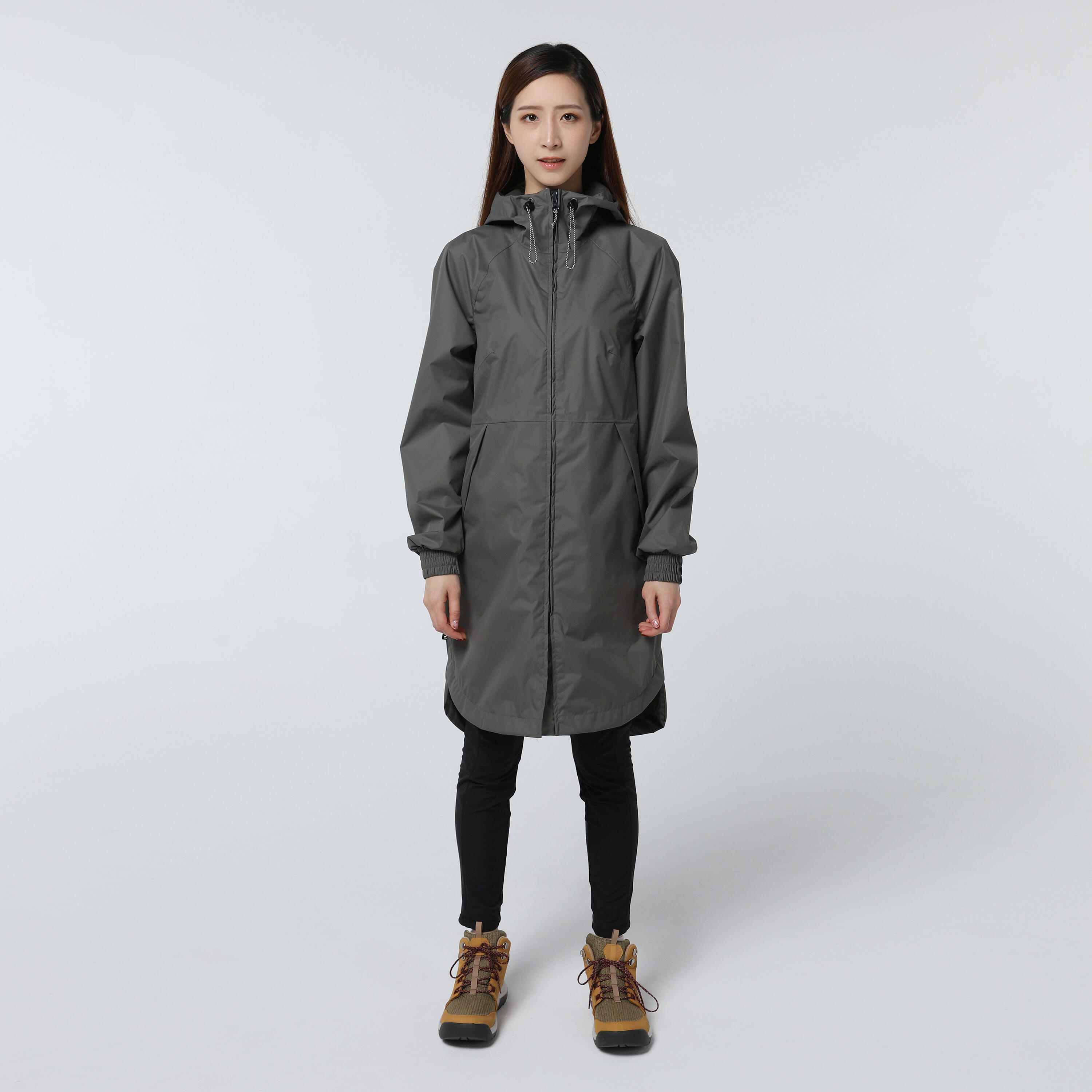 Women’s Waterproof Hiking Jacket, Raincut Long 26/41