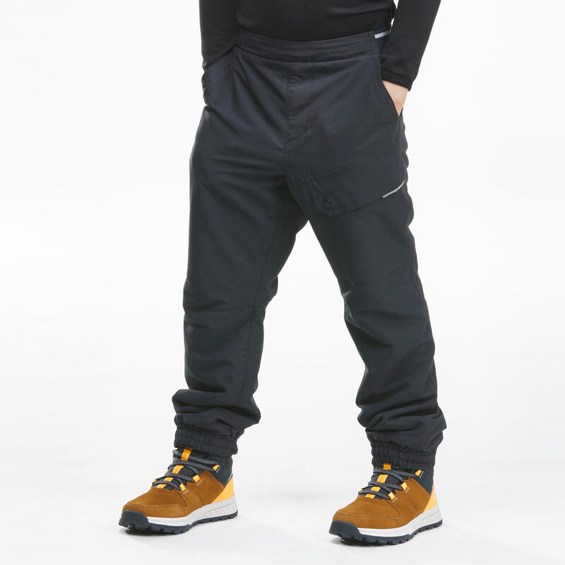 CHILDREN'S WARM WATER REPELLENT HIKING TROUSERS SH100 XWARM AGE 2