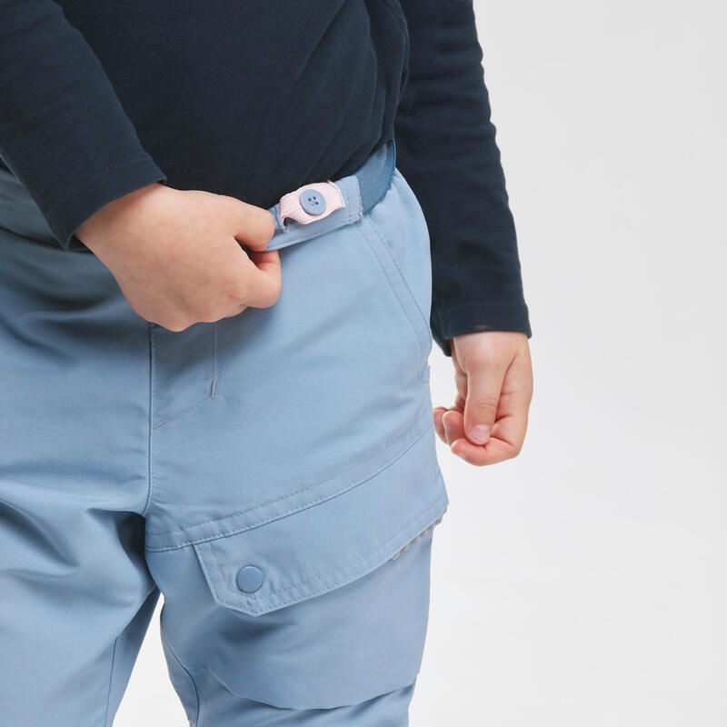 Çocuk Sıcak Tutan Outdoor Pantolon - 2/6 Yaş - Mavi - SH100