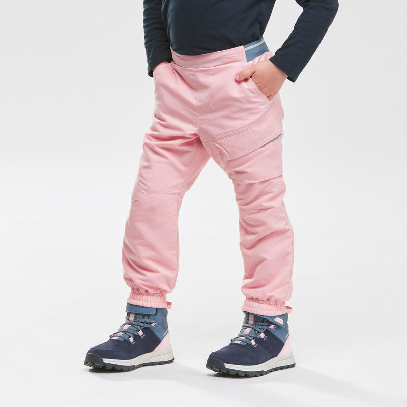 2 至 6 歲兒童保暖防潑水登山健行長褲 SH100 X-WARM