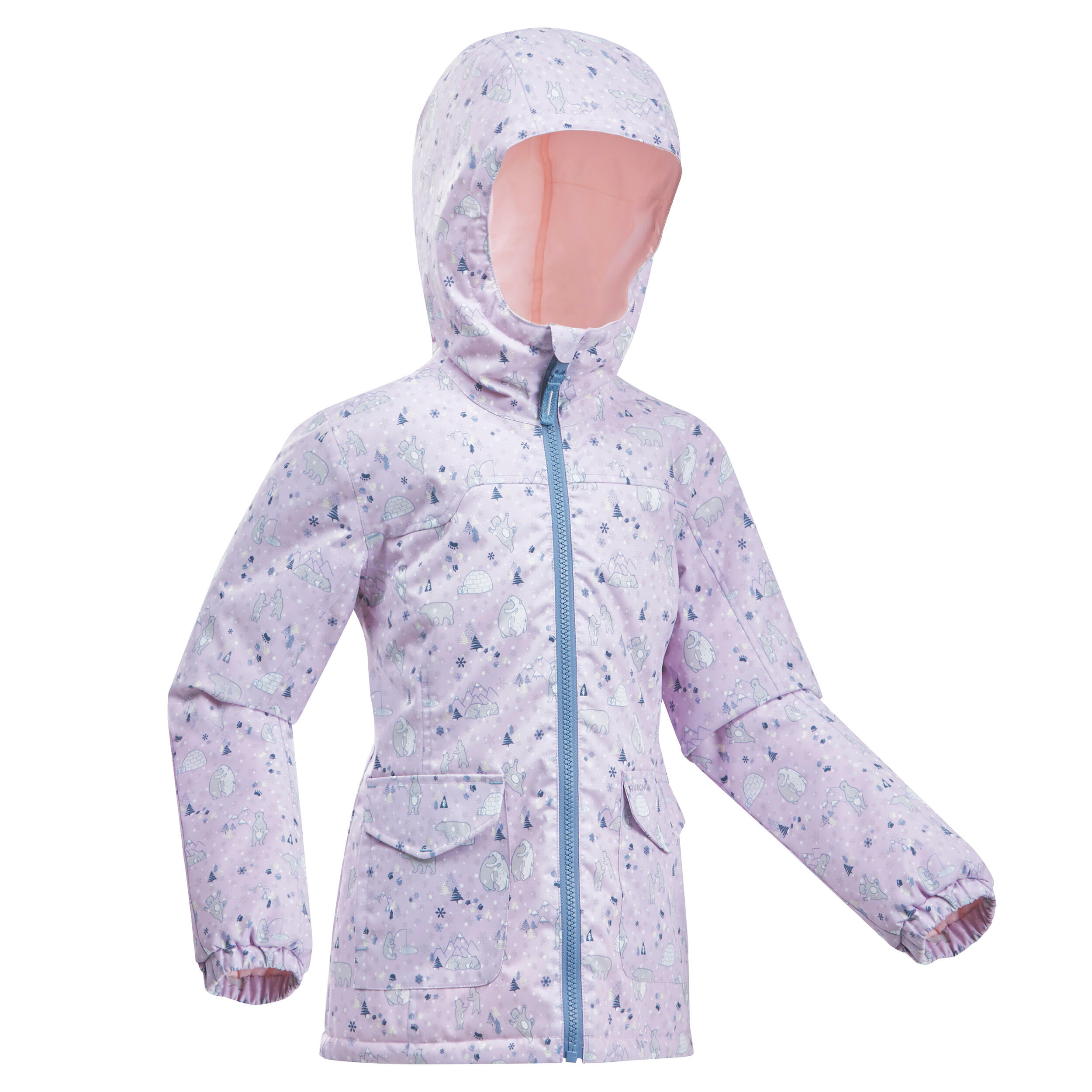 veste hiver imperméable de randonnée - sh100 warm - enfant 2 - 6 ans - quechua