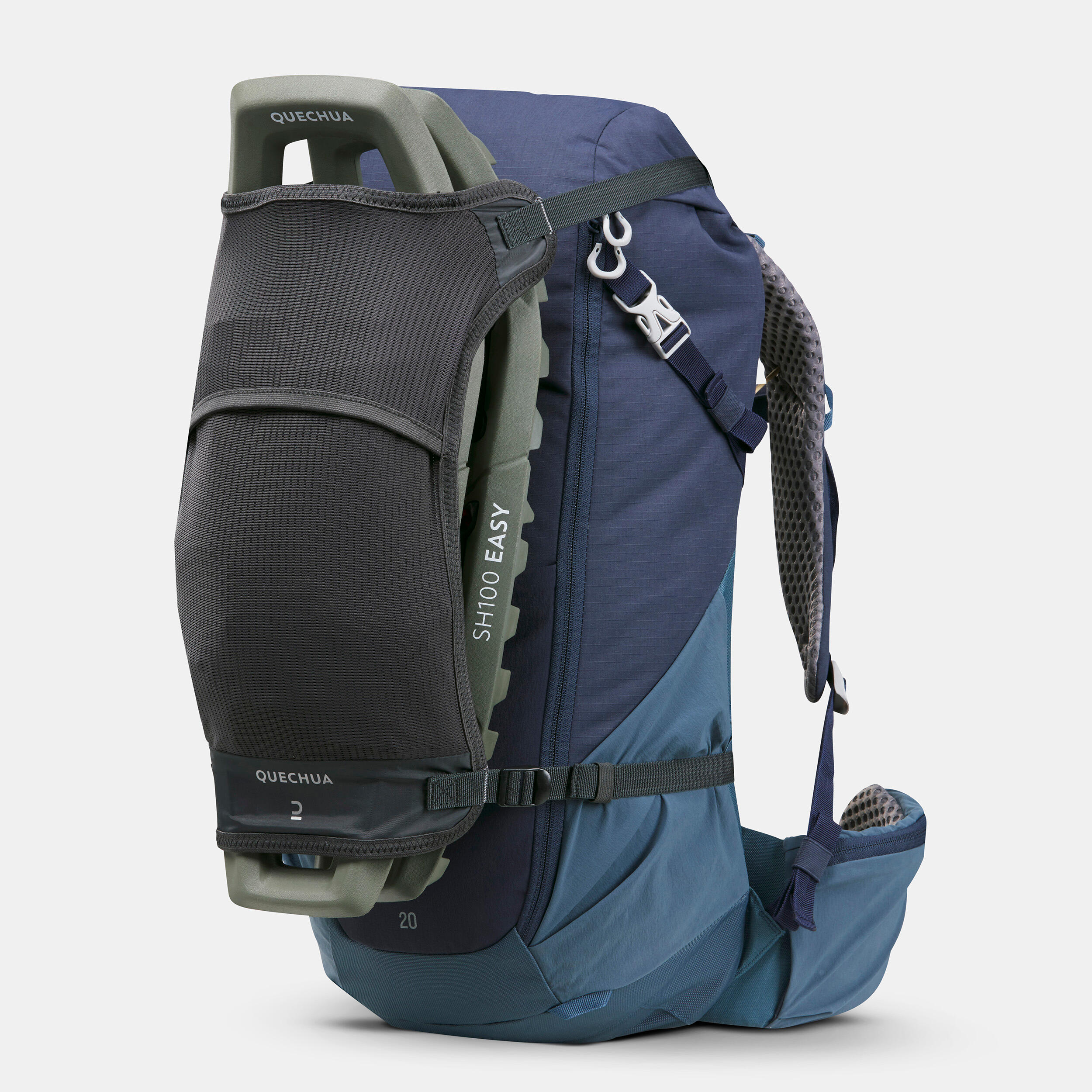 Kit porta ciaspole SH500 nero QUECHUA | DECATHLON