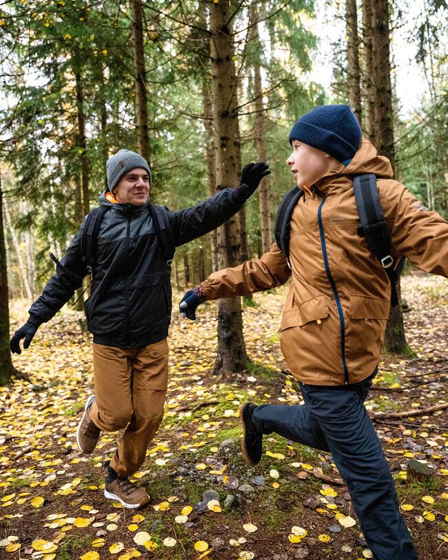 UNTERZIEH-HANDSCHUHE SEIDE SH500 MOUNTAIN SCHWARZ