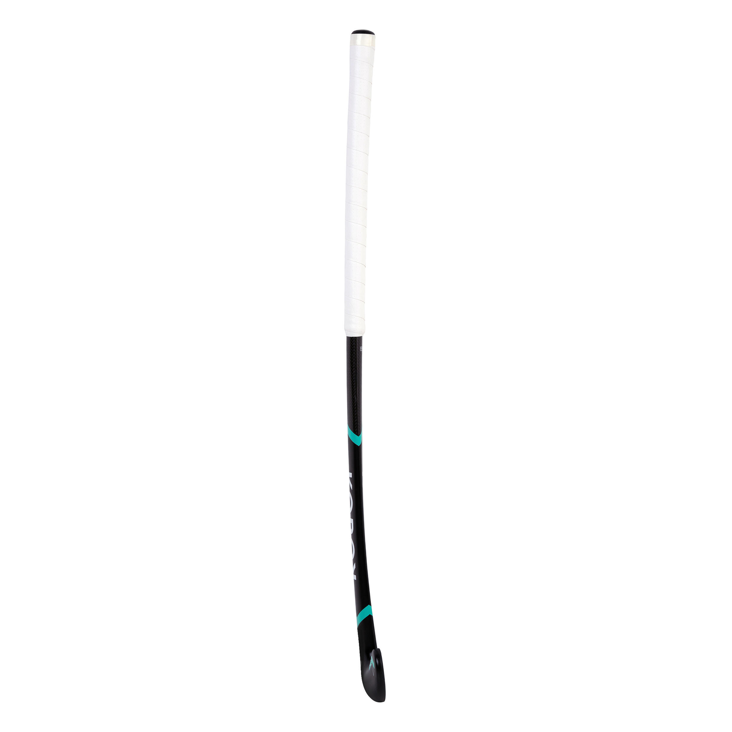 Teen field hockey stick 20% carbon mid bow FH920 black turquoise