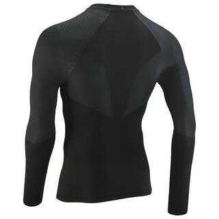 EDR Wearing a long-sleeved cycling jersey for road bikes - Black
