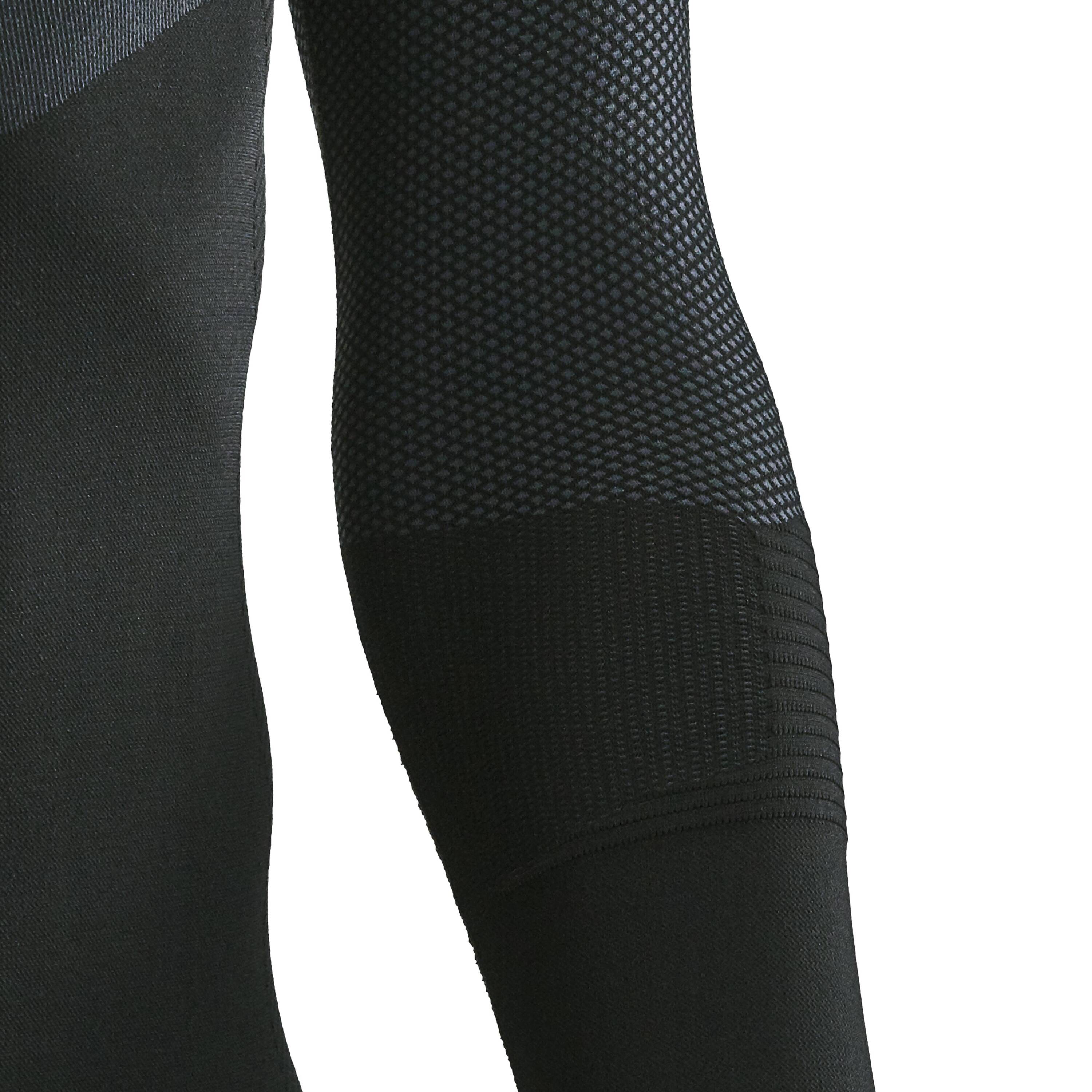 Long-sleeved cycling jersey for road bikes, Training black -  3