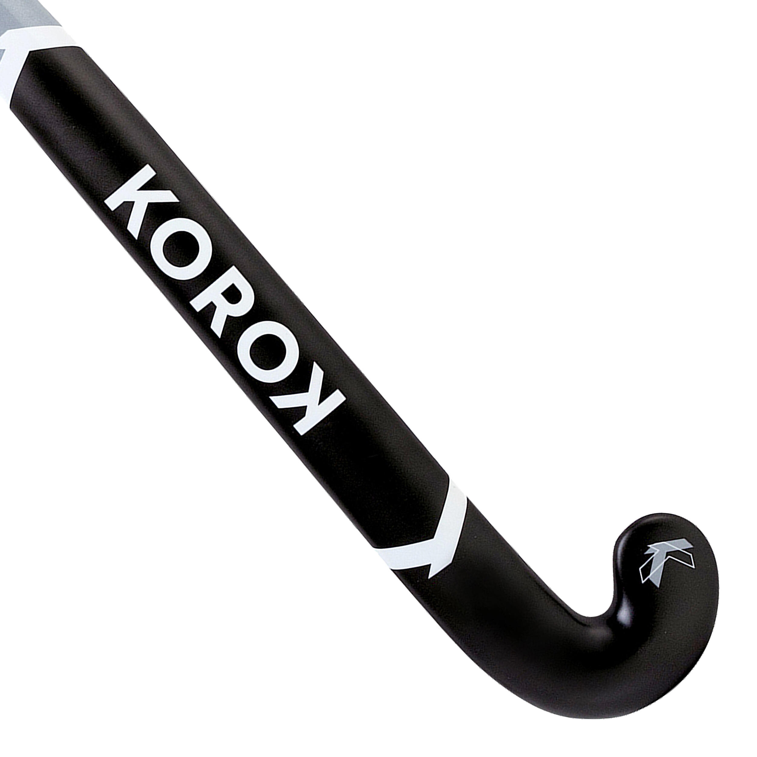 Adult Advanced Field Hockey 30% Carbon Extra Low Bow Stick FH530 - Grey/Black 1/13