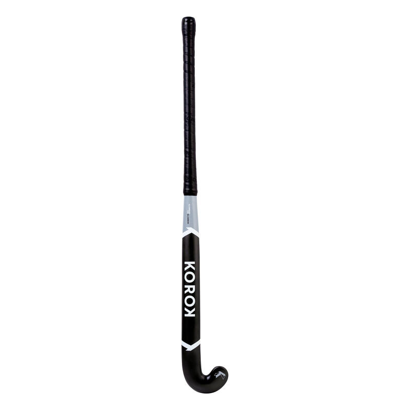 Feldhockeyschläger FH530 Extra Low Bow 30% Carbon Erwachsene grau/weiss