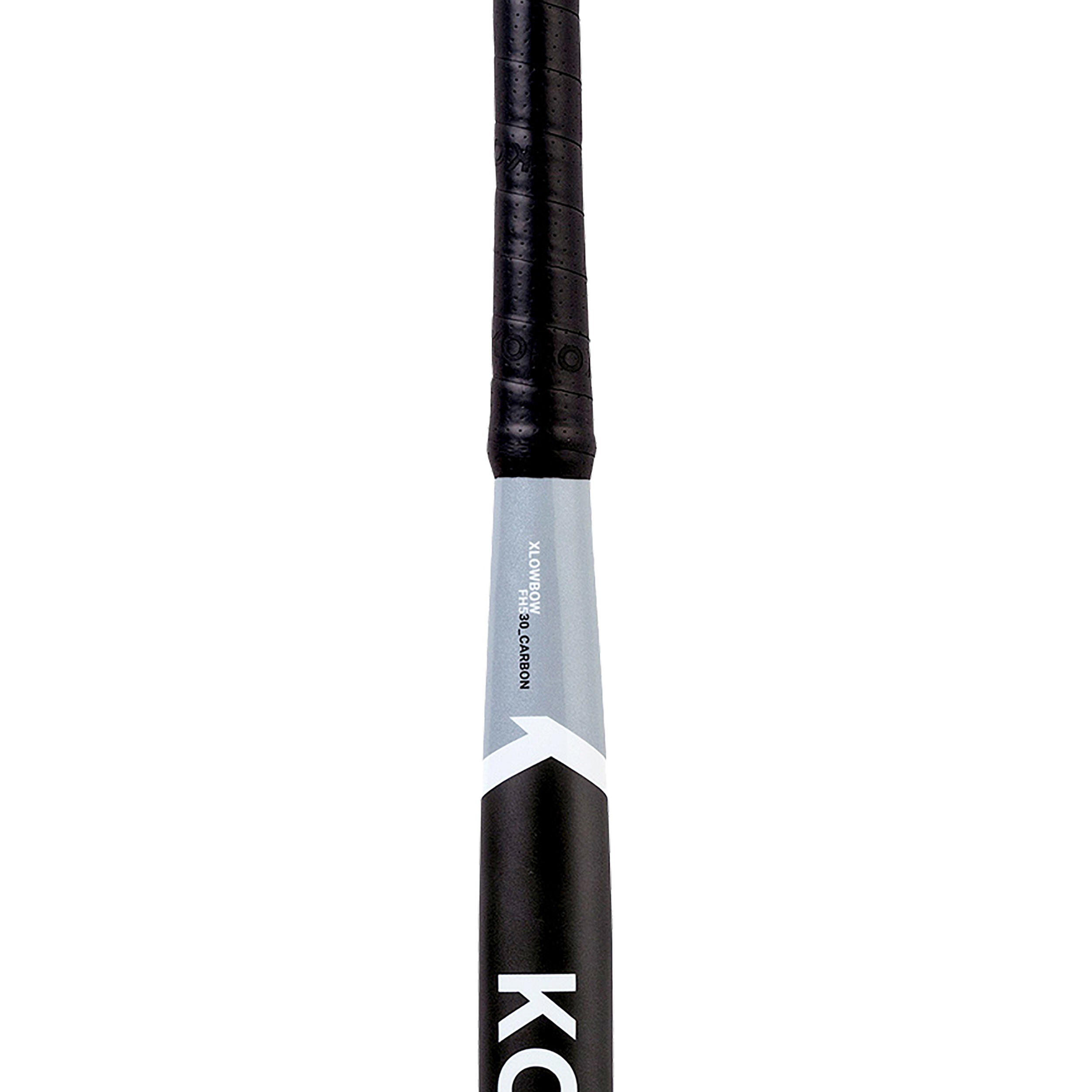 Adult Advanced Field Hockey 30% Carbon Extra Low Bow Stick FH530 - Grey/Black 12/13