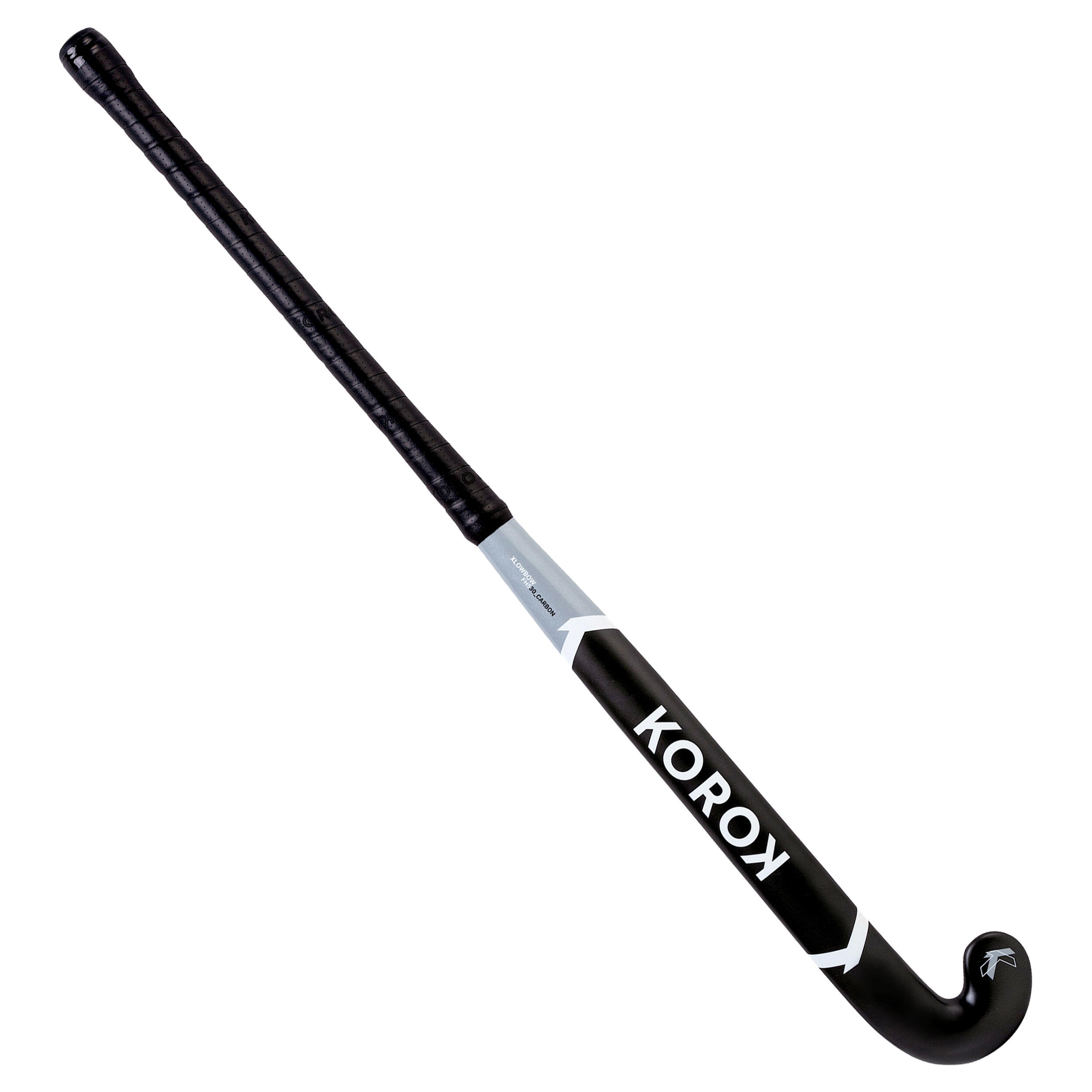 Adult Advanced Field Hockey 30% Carbon Extra Low Bow Stick FH530 - Grey/Black 8/13