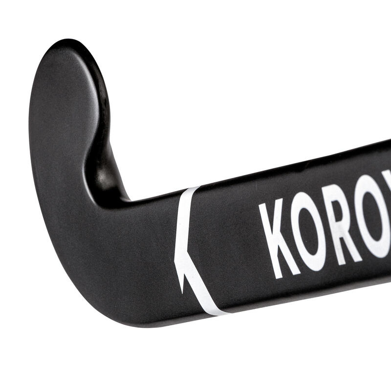 Stick de hockey sur gazon adulte expert extra low bow 30% carbone FH530 gris bla