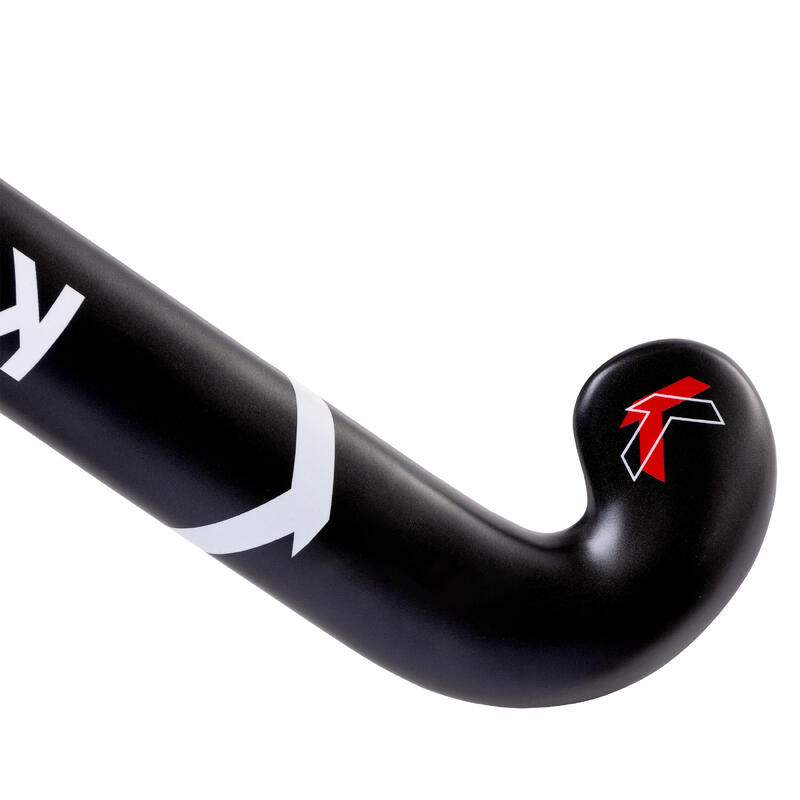 Adult Beginner Mid Bow Fibreglass Field Hockey Stick FH500 Red KOROK