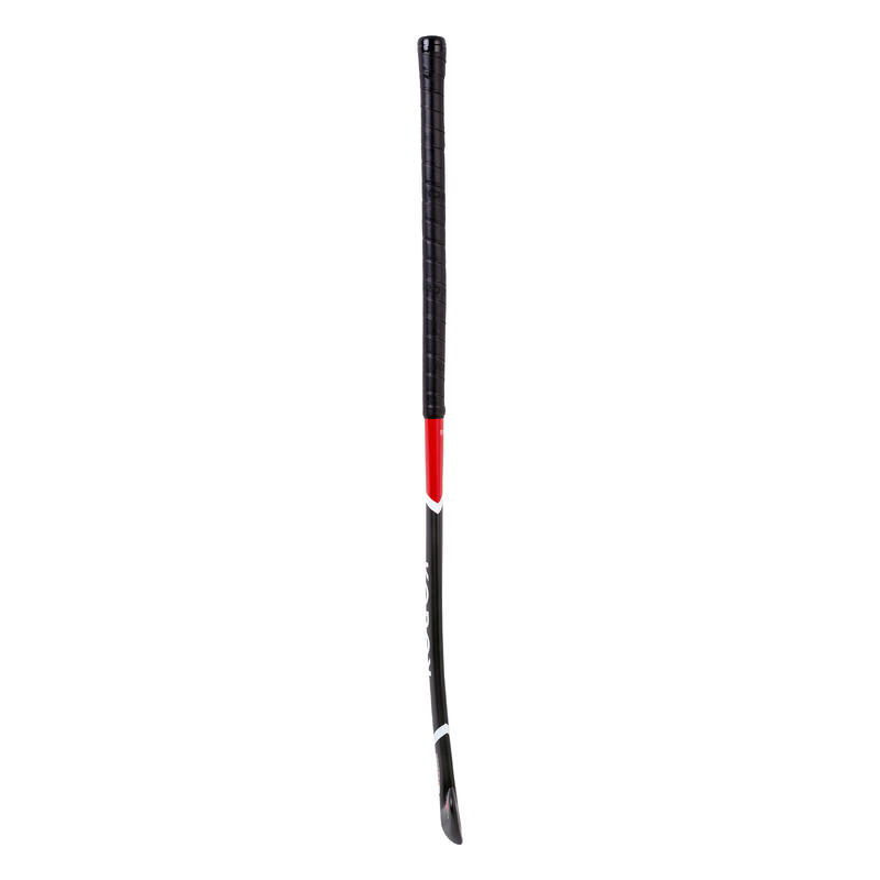 Hockeystick voor beginnende volwassenen glasvezel mid bow FH500 rood