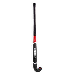 Adult Beginner Mid Bow Fibreglass Field Hockey Stick FH500 - Red