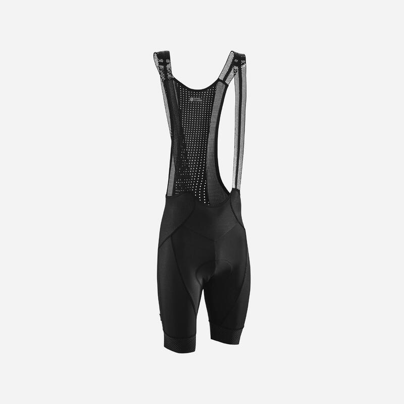 Culotte ciclismo carretera corto invierno Van Rysel Racer negro