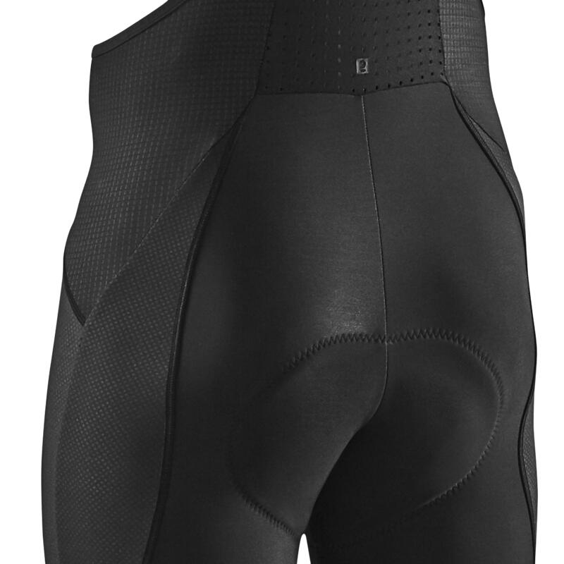 Culotte ciclismo carretera corto invierno Van Rysel Racer negro