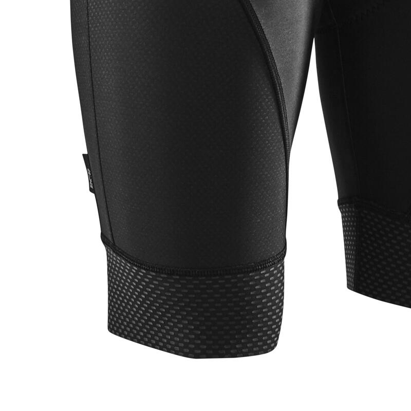 Culotte ciclismo corto invierno hombre Racer negro