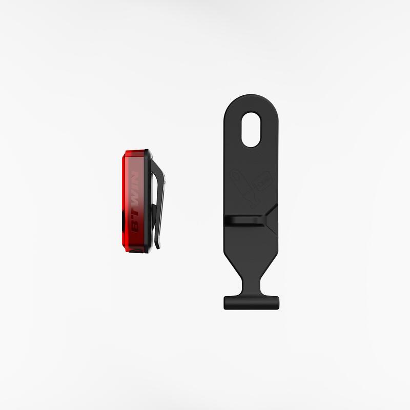 LUZ LED TRASEIRA USB BICICLETA CL 100 VERMELHO