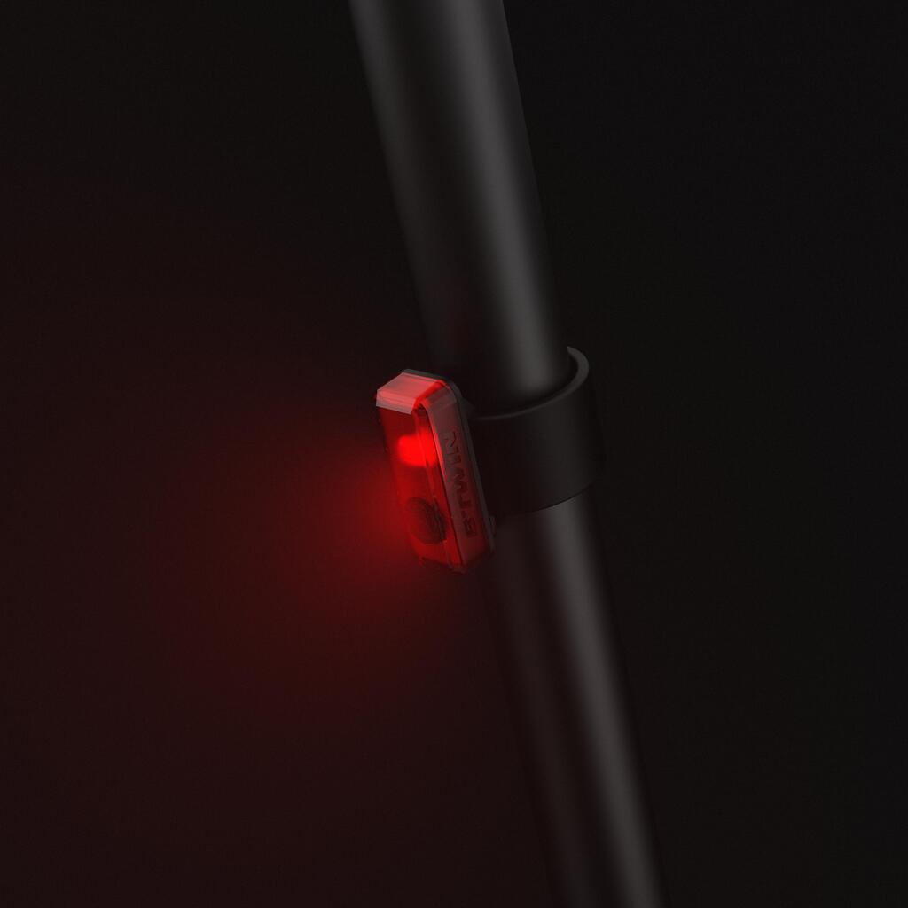 كشاف LED خلفي مزود بمدخل USB للدراجة الهوائية CL 100 - أحمر
