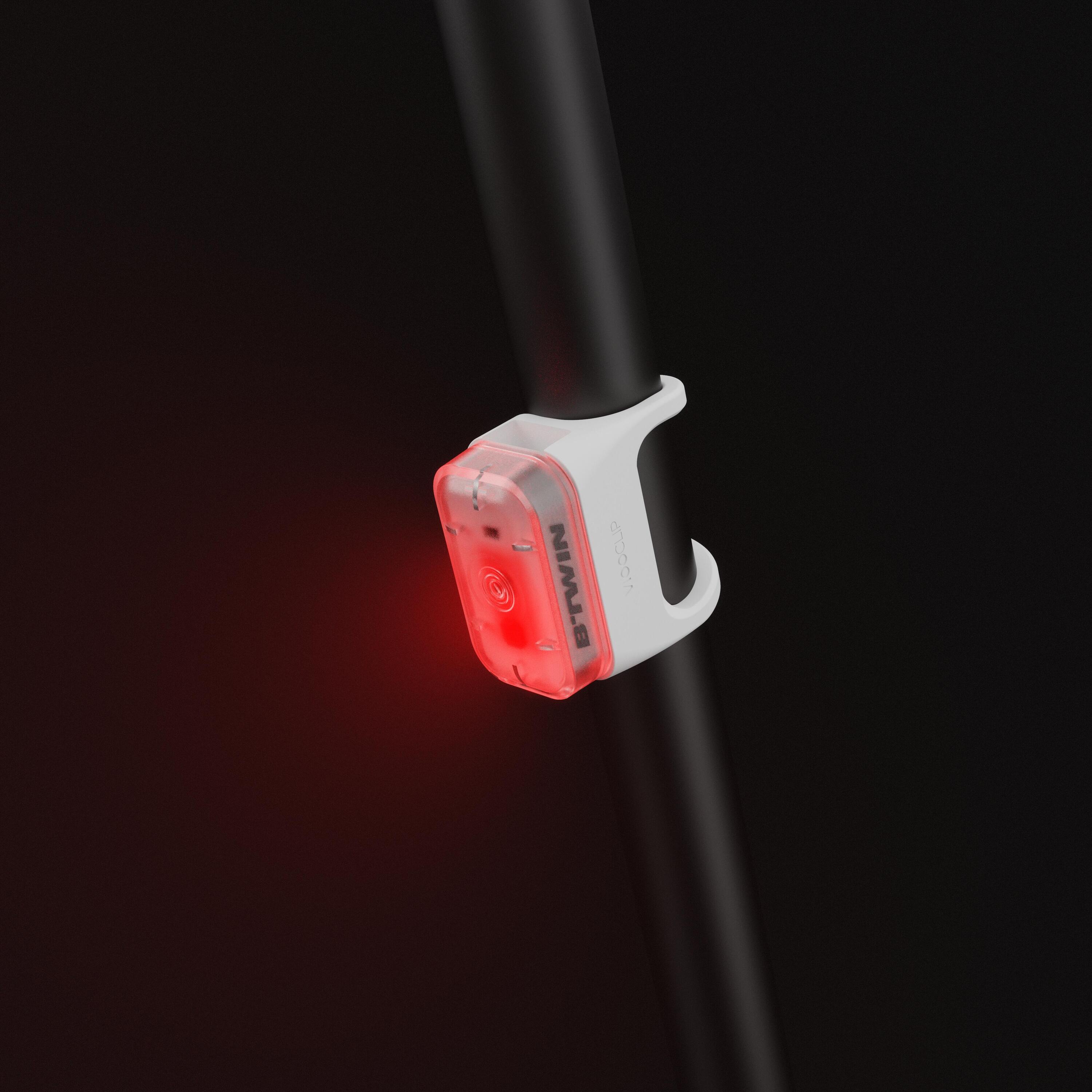 FIETSVERLICHTING OP LED CL 500 VOOR/ACHTER USB WIT 7/10